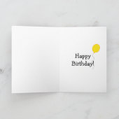 Alpaca Birthday Card Karte (Innenseite)