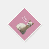 Alpaca Birthday Napkins Serviette (Ecke)