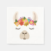 Alpaca & Blume Muster Serviette (Vorderseite)