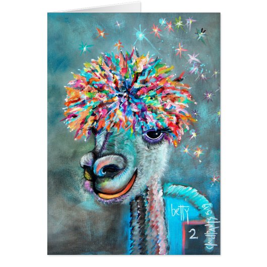Alpaca - Bossy Betty 2 mit Story Card (Vorne)