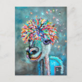 Alpaca - Bossy Betty 2r Postkarte (Vorderseite)
