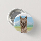 Alpaca Button (Vorne & Hinten)