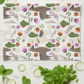 Alpaca Cactus floral Pattern Animal Lover Geschirrtuch (Gefaltet)