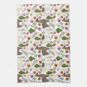 Alpaca Cactus floral Pattern Animal Lover Geschirrtuch (Vertikal)