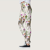 Alpaca Cactus Floral Pattern Leggings (Links)