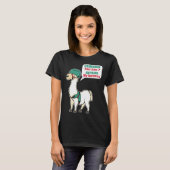 Alpaca Climbing Mountain Climber And Alpaca Fan T-Shirt (Vorne ganz)
