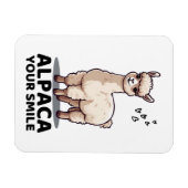 Alpaca Dein Lächeln Magnet (Horizontal)