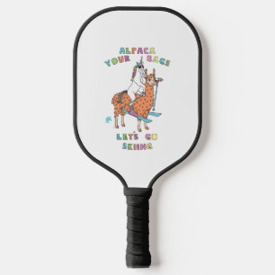 Alpaca Deine Taschen Lasse Skifahren Einiges Horn Pickleball Schläger