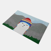 Alpaca Doormat Fußmatte (Schrägansicht)