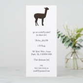 Alpaca Einladung (Stehend Vorderseite)