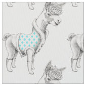 Alpaca-Fabrik Stoff (Nahaufnahme)