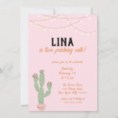 Alpaca Fiesta 2. Geburtstag Einladung (Rückseite)