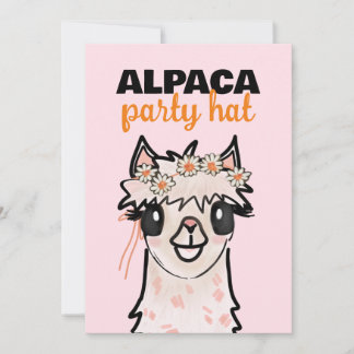 Alpaca Fiesta 2. Geburtstag Einladung