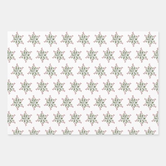 Alpaca "Fleece Navidad" Geschenkgutschrift Set 3 Geschenkpapier Set (Vorderseite 2)