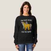 Alpaca For Men Women Camelid Mammal Animal Sweatshirt (Vorne ganz)