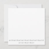 Alpaca Frohe Weihnachtsgrüßkarte Karte (Rückseite)