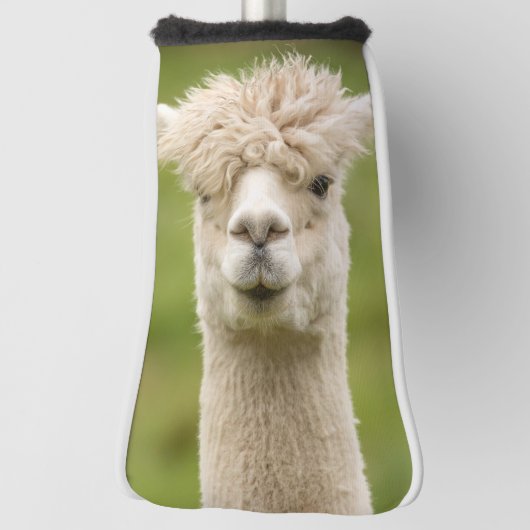 ALPACA FUNNY GOLF HEAD PUTTER COVER HEADCOVER (Rotieren 90)