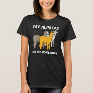Alpaca für Kinder Boys Kamelid Säugetier T-Shirt