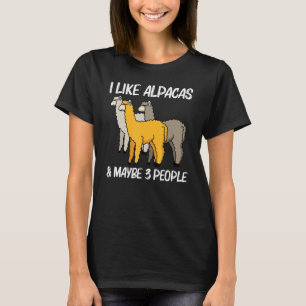 Alpaca für Männer Frauen Camelid Mammal Animal T-Shirt