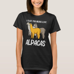 Alpaca für Männer Frauen Kamelien-Säugetier 5 T-Shirt