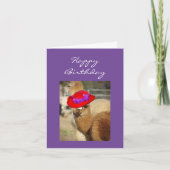 Alpaca-Geburtstagskarten Karte (Vorderseite)