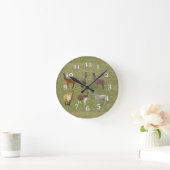 Alpaca Group Wall Clock Runde Wanduhr (Zuhause)