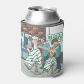 Alpaca-Haarschnitt Dosenkühler (Kanne Vorderseite)