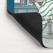 Alpaca-Haarschnitt Mousepad (Ecke)