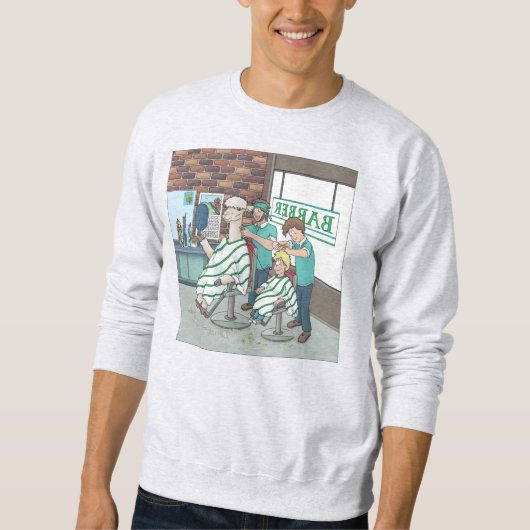 Alpaca-Haarschnitt Sweatshirt (Vorderseite)