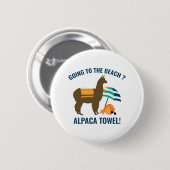 Alpaca-Handtuch Button (Vorne & Hinten)