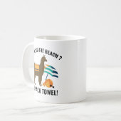 Alpaca-Handtuch Kaffeetasse (Vorderseite Links)