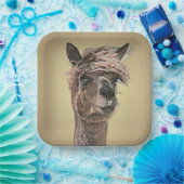 Alpaca Hello - Paper Plate Pappteller (Party)