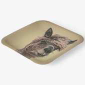 Alpaca Hello - Paper Plate Pappteller (Gewinkelt)