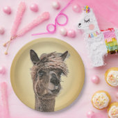 Alpaca Hello - Paper Plate Pappteller (Party)