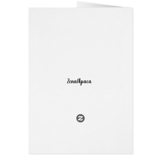 Alpaca - Hilda-Karte (Hinten)