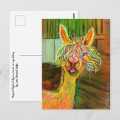 Alpaca - Hilda Postcard Postkarte (Vorne/Hinten)