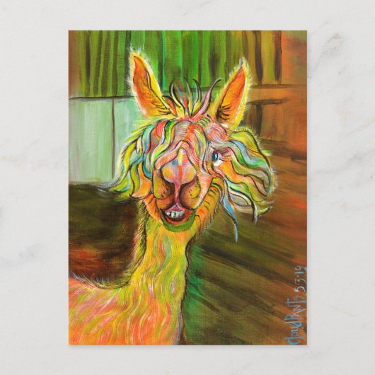 Alpaca - Hilda Postcard Postkarte (Vorderseite)