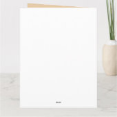 Alpaca Ich Wollte etwas Raum Funny Alpaca Karte (Rückseite)