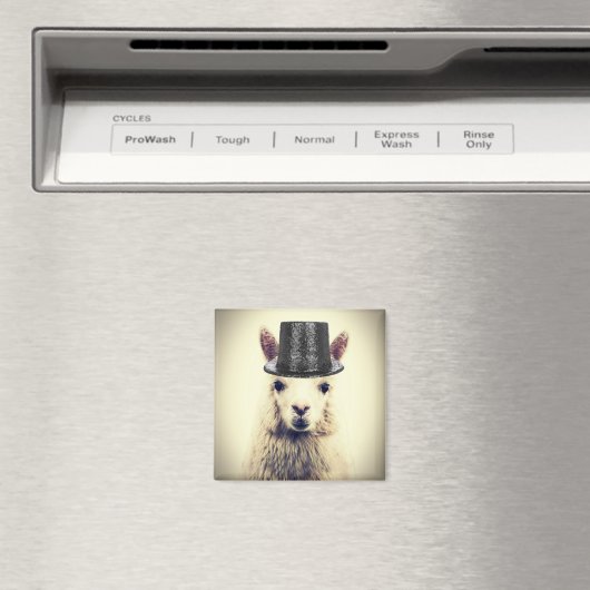 Alpaca in einem Tophat Magnet (In Situ (Geschirrspüler))