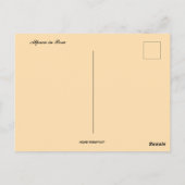 Alpaca in Peru Postkarte (Rückseite)