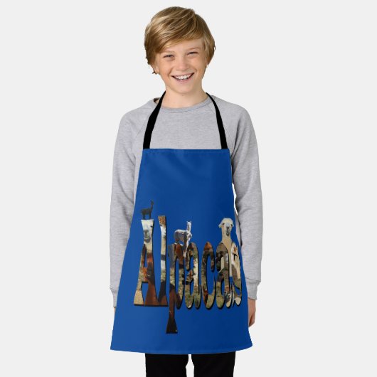 Alpaca ist das Wort, Kinder vollwertige Schürze (Getragen)