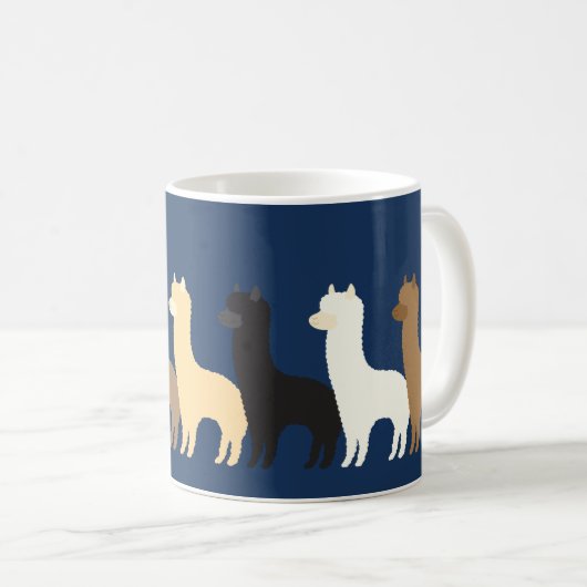 Alpaca Kaffeetasse (VorderseiteRechts)