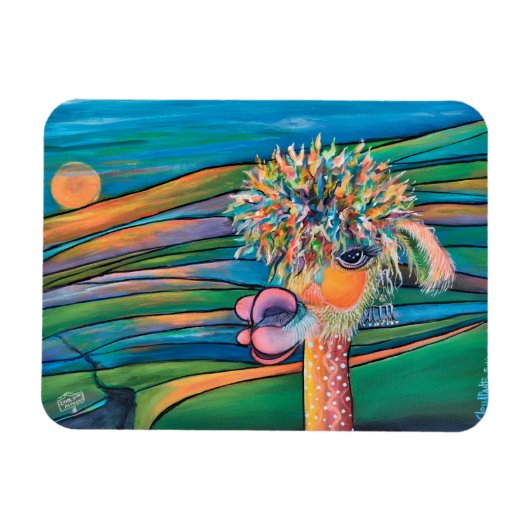 Alpaca - Kathleen-Magnet Magnet (Horizontal)