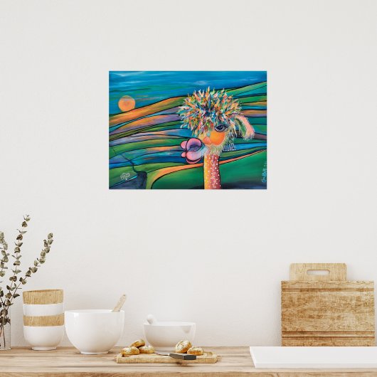 Alpaca-Kathleen Poster (Küche)