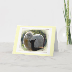 Alpaca Kisses Card Karte
