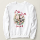 Alpaca-Knitter Sweatshirt (Design vorne)