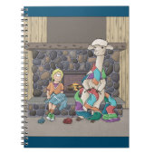 Alpaca Knitting Notizblock (Vorderseite)