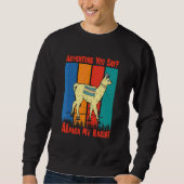 Alpaca Lama Adventure Sweatshirt (Vorderseite)