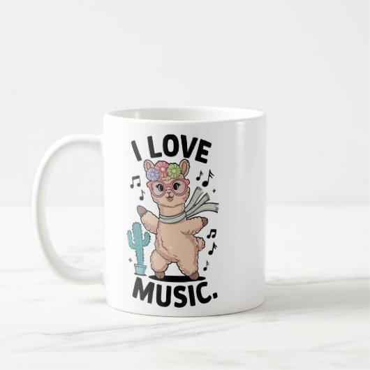 Alpaca Liebe Kaffeetasse (Links)