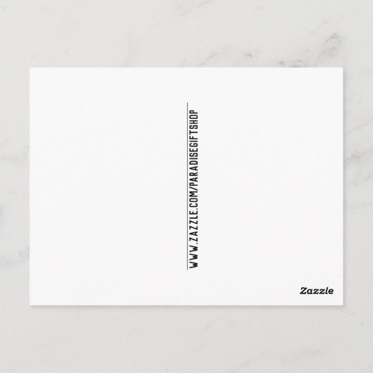 ALPACA LIEBE POSTCARDS POSTKARTE (Rückseite)